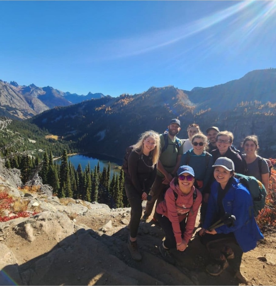 Fellows on a hike