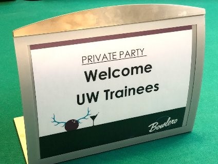 Private Party UW Trainees sign